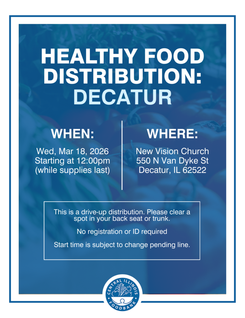 Decatur Food Distribution – Central Illinois Foodbank